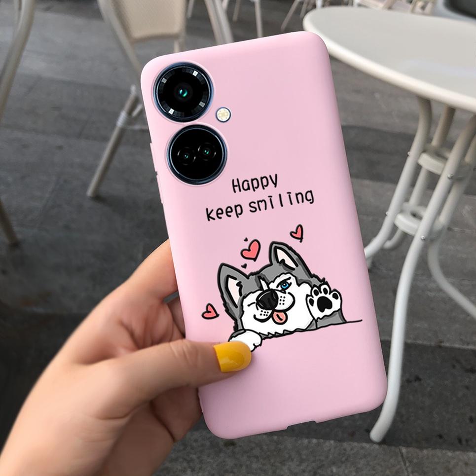 For TECNO Camon 19 Neo Case Cartoon Boy Child Fashion Phone Case Back Cover For Tecno Camon 19 Pro Camon19 Matte Soft Bumper Bag
