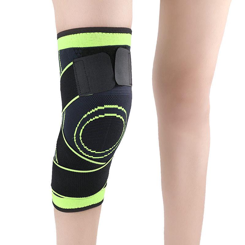 Breathable Knit Compression Athletic Knee Pads for Winter Sports
