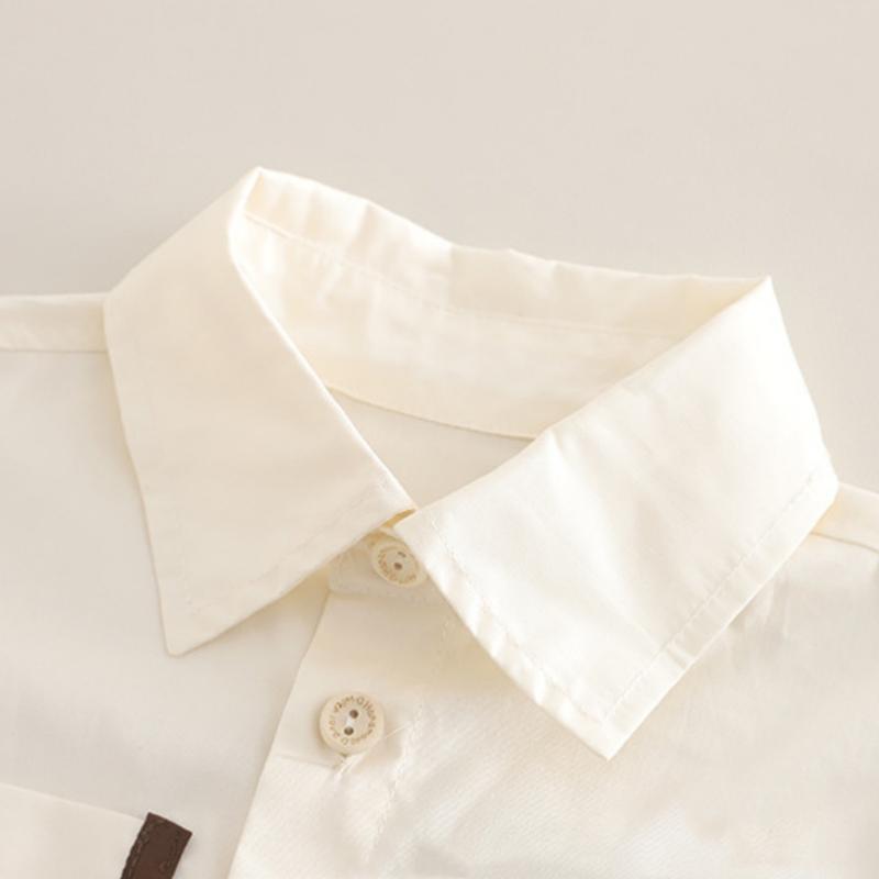 2Pcs/Set Baby Set Summer Tracksuits for Kids Baby Clothes  Solid Colour Pockets Turn-down Collar T-shirts And Shorts Children Suits