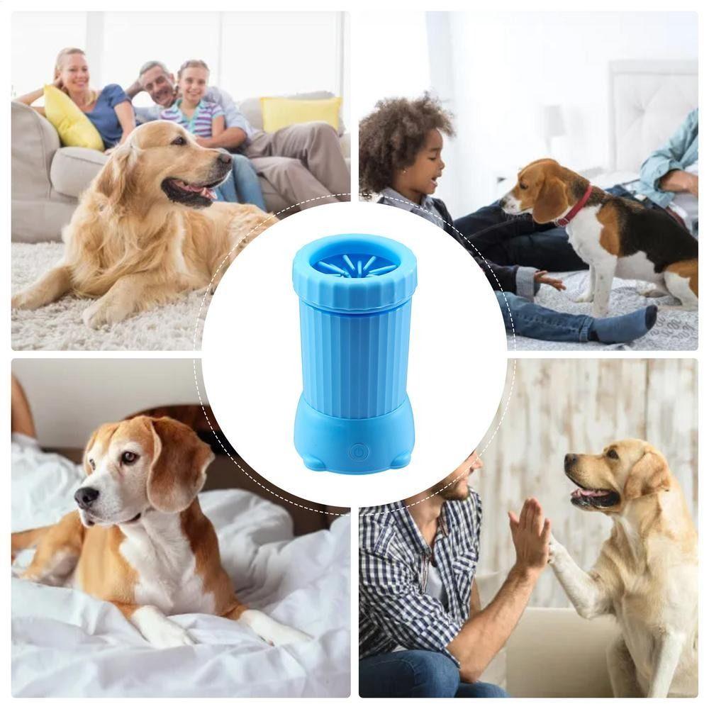 USB Rechargeable Dog Foot Washer Portable Paw Washer Cup Intelligent Pet Paw Washer  Foot Cleaning