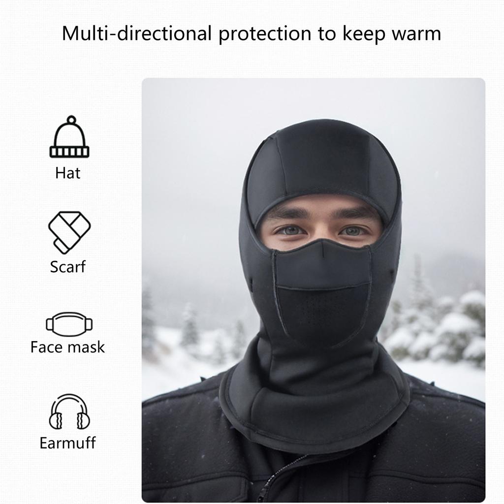 Bike Face Cover Wind Proof Full Face Scarfs Velvets Balaclava Wind Proof Sports Scarfs Winter Warm Cycling Cap Men Women