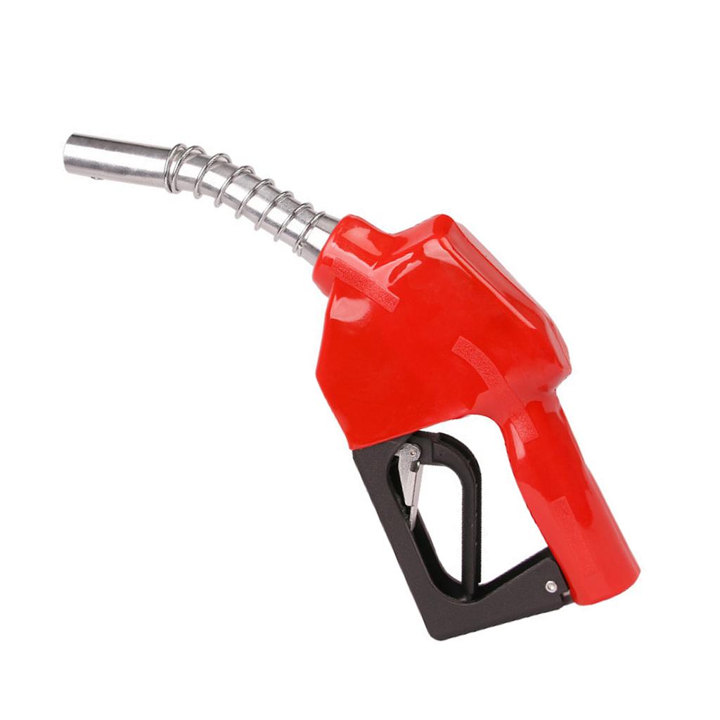 Auto Shut Off Fuel Nozzle, Aluminum Alloy Diesel Fuel Nozzle with 1"" Inlet and 1516"" Outlet, Red