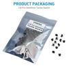 QTEATAK 120 Pcs 6 X 6mm X 5mm Momentary Tactile Tact Push Button Switch for PCB 4 Pin DIP Black
