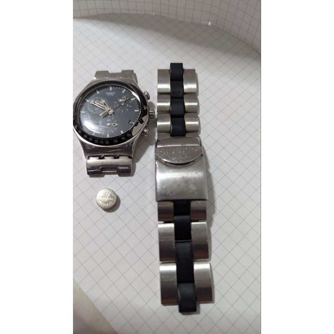 Used [With translation] Swatch IRONY chronograph wristwatch
