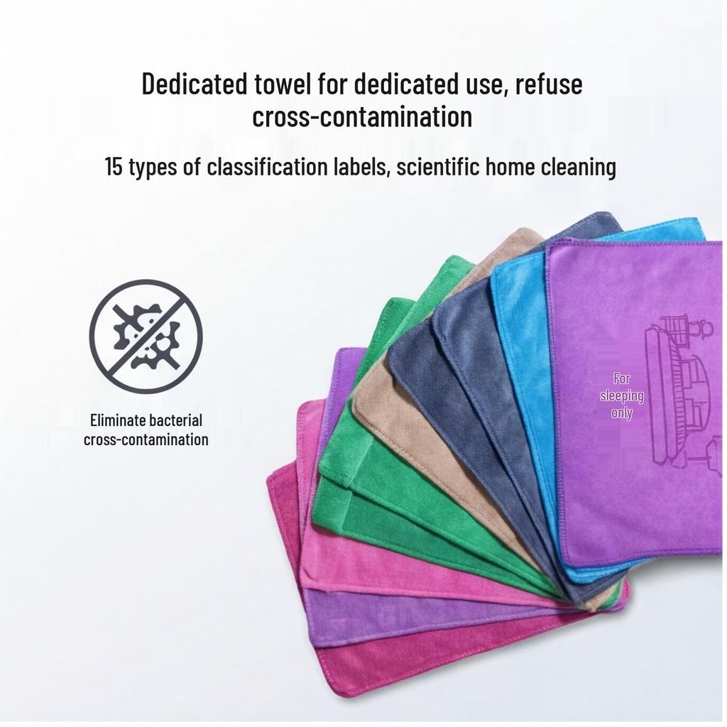Thick, Absorbent, Lint-Free Towels for Home Zoning, Kitchen Use, Storage, and Cleaning