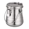 Oil painting brush washer stainless steel oil pot with removable porous filter sealed stainless steel paint brush cleaner