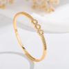 European and American style Seiko full diamond circle buckle bracelet personalized bracelet