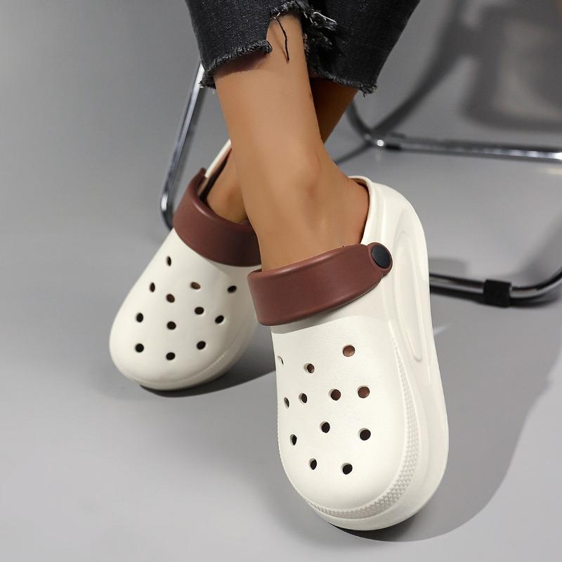 Fashion 2025 Female Shoes EVA Closed Toe Women's Sandals Concise Casual Sandals Women Hollow Platform Slip on Mixed Colors Ladies Shoes