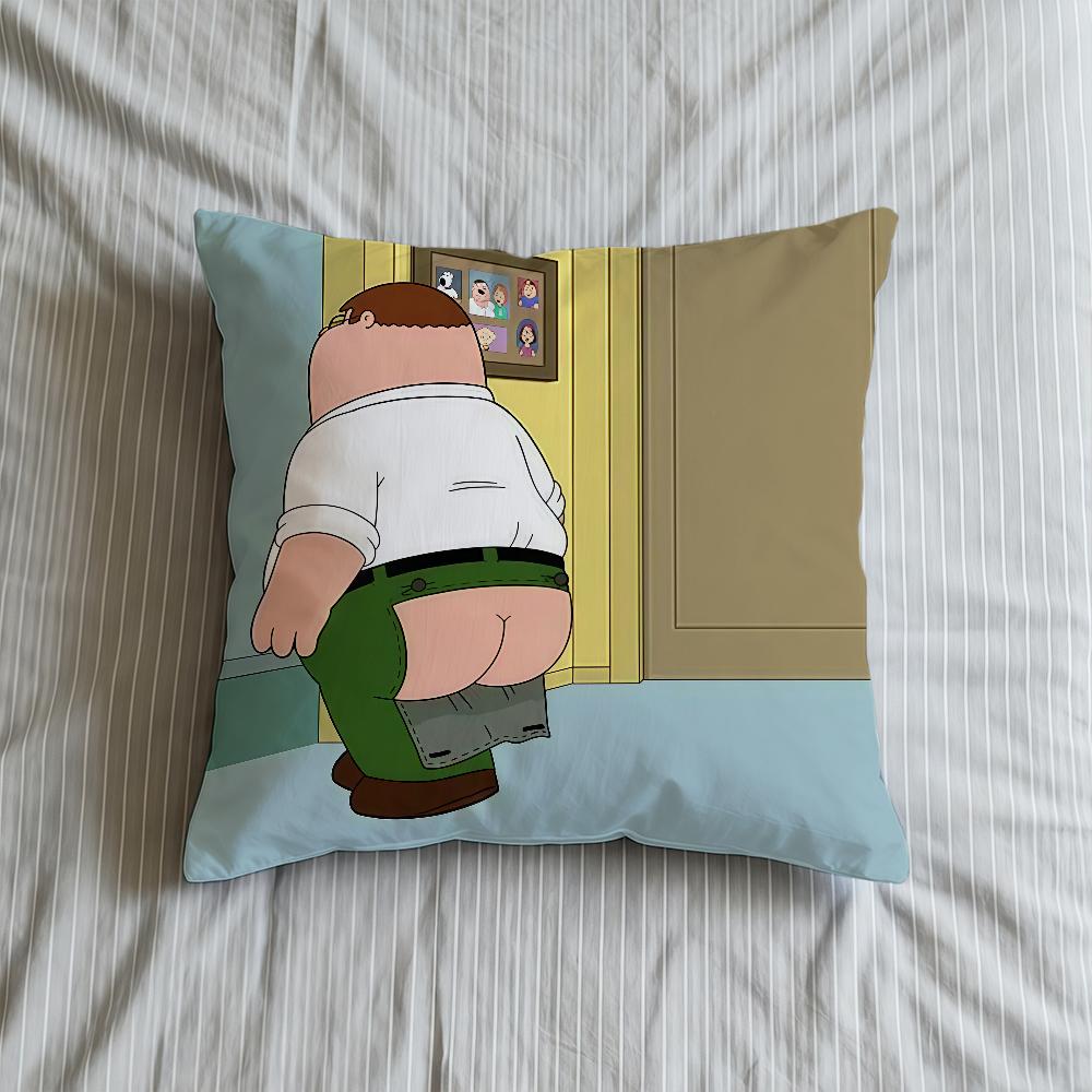 F-FfamilyS-ES Griffin Cushion Cover Soft Case Sofa Living Room G-GguyS-ES Home Peter Comfortable Office Decor Protective Pillow