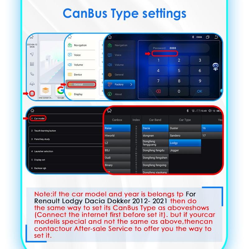OSSURET Head Unit Navigation GPS Android for Renault Dokker/Lodgy Dacia 2012-2021 Snapdragon AI Car Radio Multimedia Player Android Auto Carplay