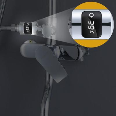 Shower Temperature Sensor Instant-Read Bath Gauge Sensor Shower Temperature Led Digital Display For Household Home Bathroom