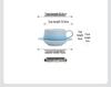 High-End Gradient Ceramic Coffee Cup & Saucer Set for Afternoon Tea