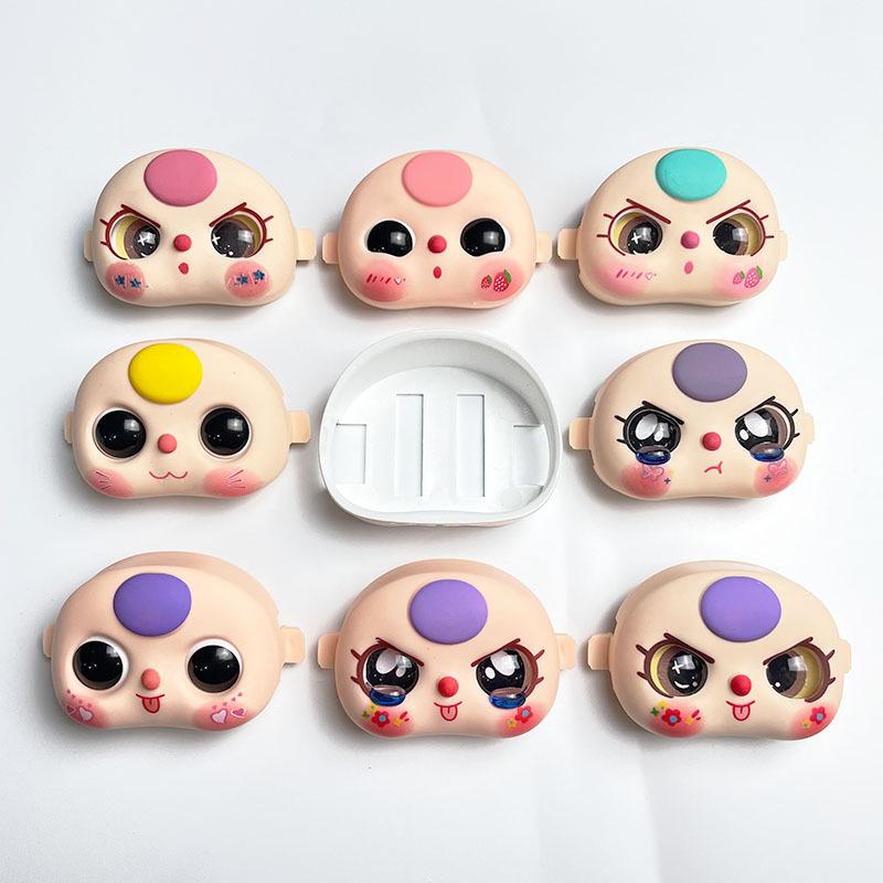 Replacement Face Hand Foot Set For Baby Three 100% Toy Doll Diy Accessories Random Style