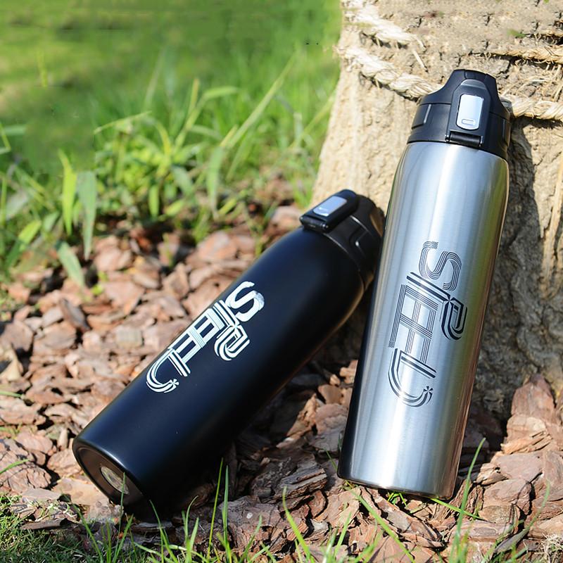 1000ml/750ml Double Stainless Steel Sport Thermos Mug With Bag Coffee Tea Vacuum Flask Travel Mug Climbing Thermal Water Bottle