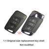 Funda Carcasa de 3 Botones para Llave de Coche para Volkswagen/Vw Passat B8 Magotan Gte B8 Skoda Superb A7 Variant Reemplazo de Mando a Distancia para Coche
