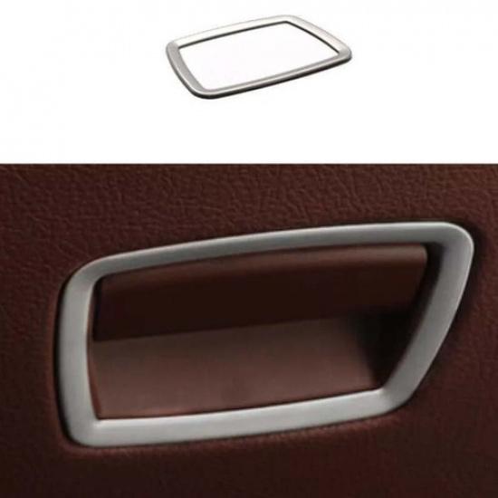 For BMW 7 Series Co-Pilot Storage Box Handle Panel Trim 2009-15 Titanium Silver