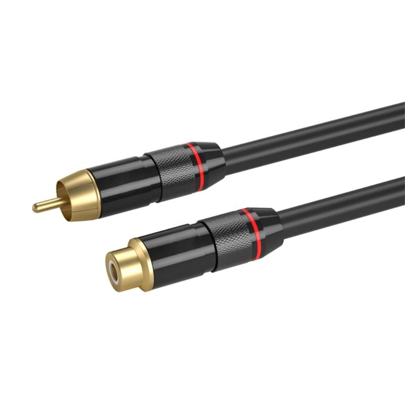 High Fidelitys Sound Extension Cable Sound Extension Cord Durability for Subwoofers, Amplifiers, HiFi Systems Wire