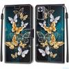 Flip Leather Wallet Phone Case For Samsung Galaxy S23 S22 S21 Plus Ultra A23 A73 A13 A52S A22 A33 A21S A41 Butterfly Book Cover