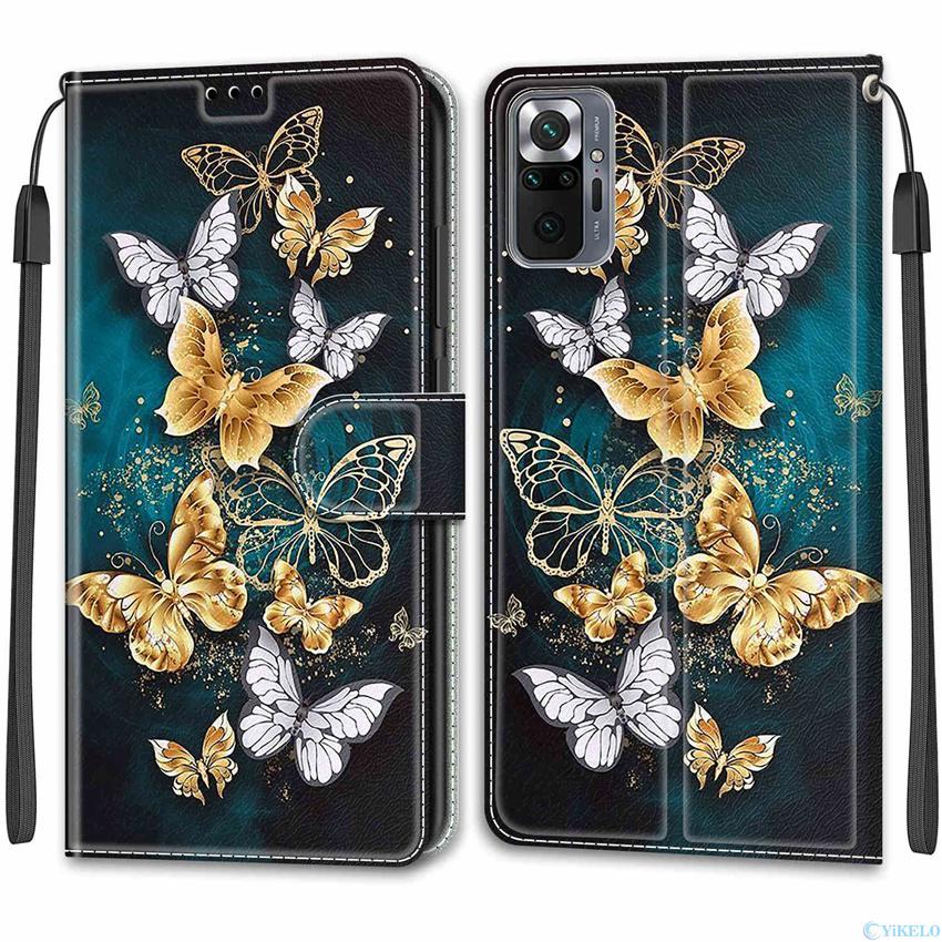 Flip Leather Wallet Phone Case For Samsung Galaxy S23 S22 S21 Plus Ultra A23 A73 A13 A52S A22 A33 A21S A41 Butterfly Book Cover