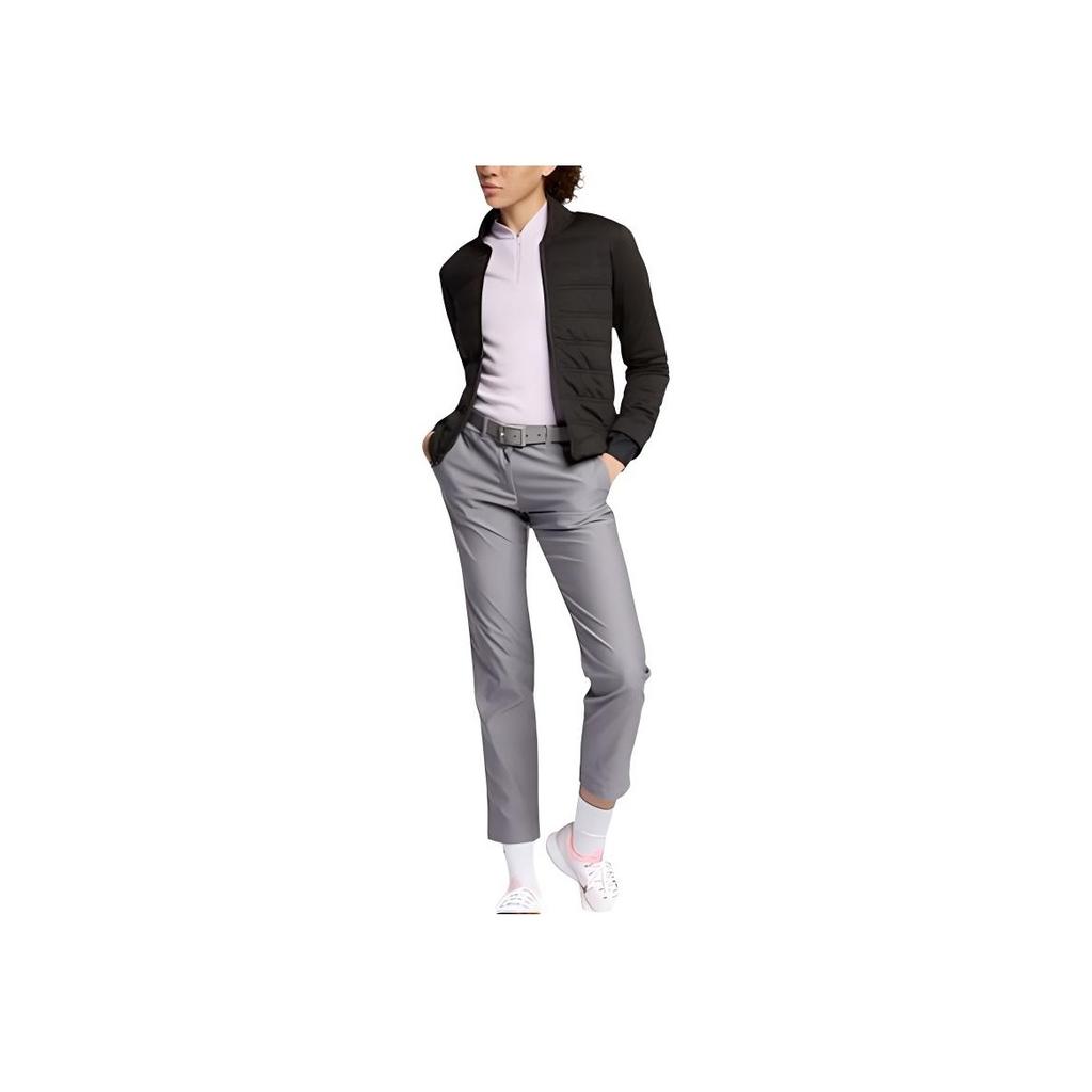 Nike Solid Color Logo Print Zip Jacket Women Jackets Black 930231-010