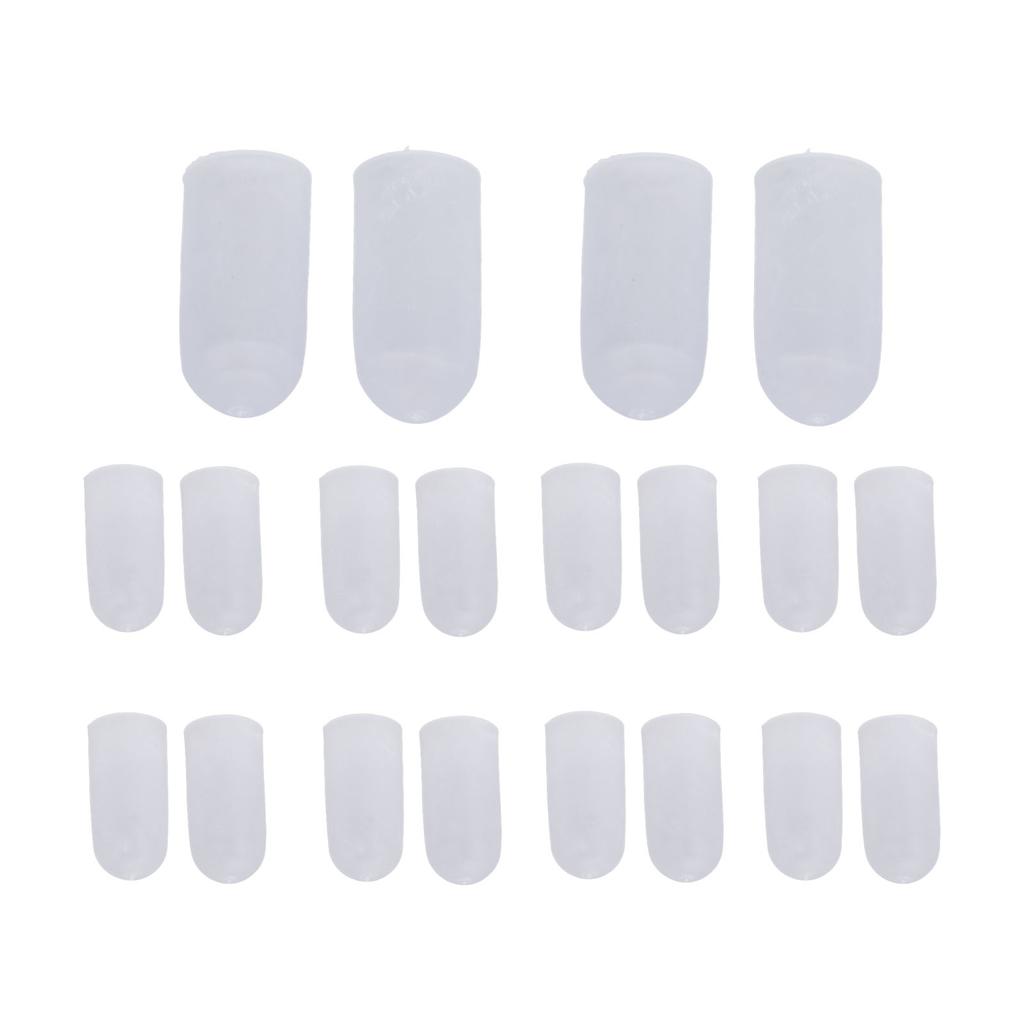 10 Pairs Toes Protector Soft Silicone Prevent Friction Different Size Toes Protective Guards