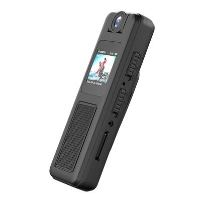 Ses ve Video Kaydı Olan 1080P Vücut Kamerası Giyilebilir Vücut Kamerası Mini Web Kamerası 180 Derece Dönebilen Lens