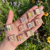 Vintage Style Book Pendant Necklace Antique Porcelain Pendant Necklace  Jewelry Accessory