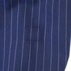 LANVIN Made in Japan wool Striped Pattern suit Setup Navy system Men's Used