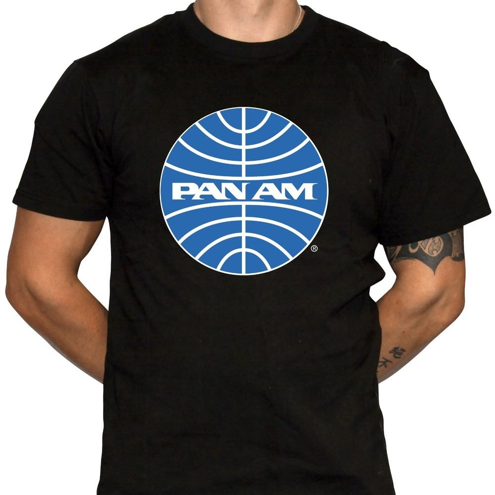 

Pan Am Vintage Logo T-Shirt - Defunct Airline Logo - 100% Cotton T-Shirt M