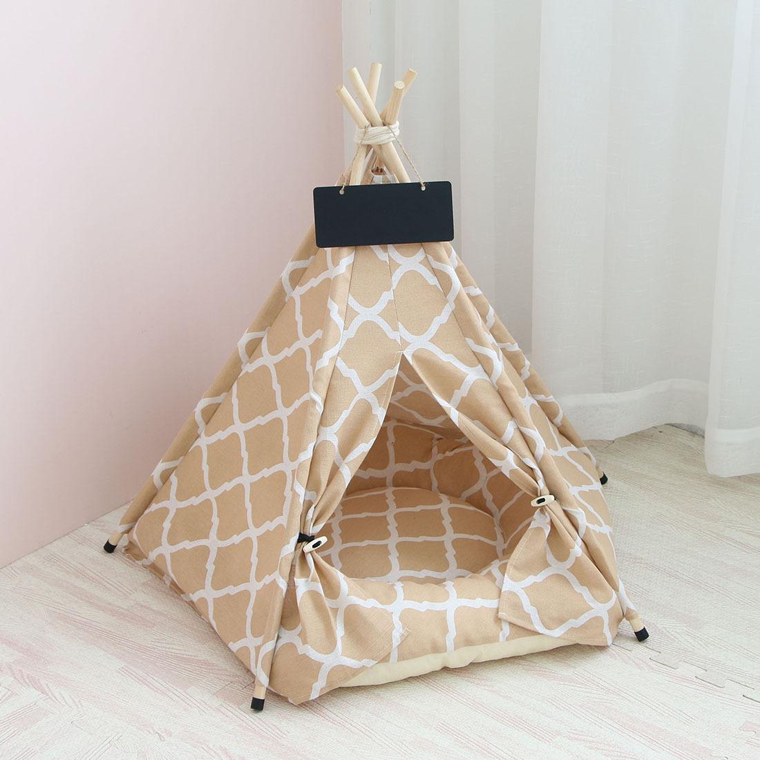 

Палатка для домашних животных, гнездо для кошек и собак, плюшевый кролик, гнездо для кошек и собак Four Seasons L (60 × 60 × 70cm)