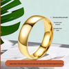 Women's 6mm Wide Stainless Steel Ring – No Fade, Niche Design