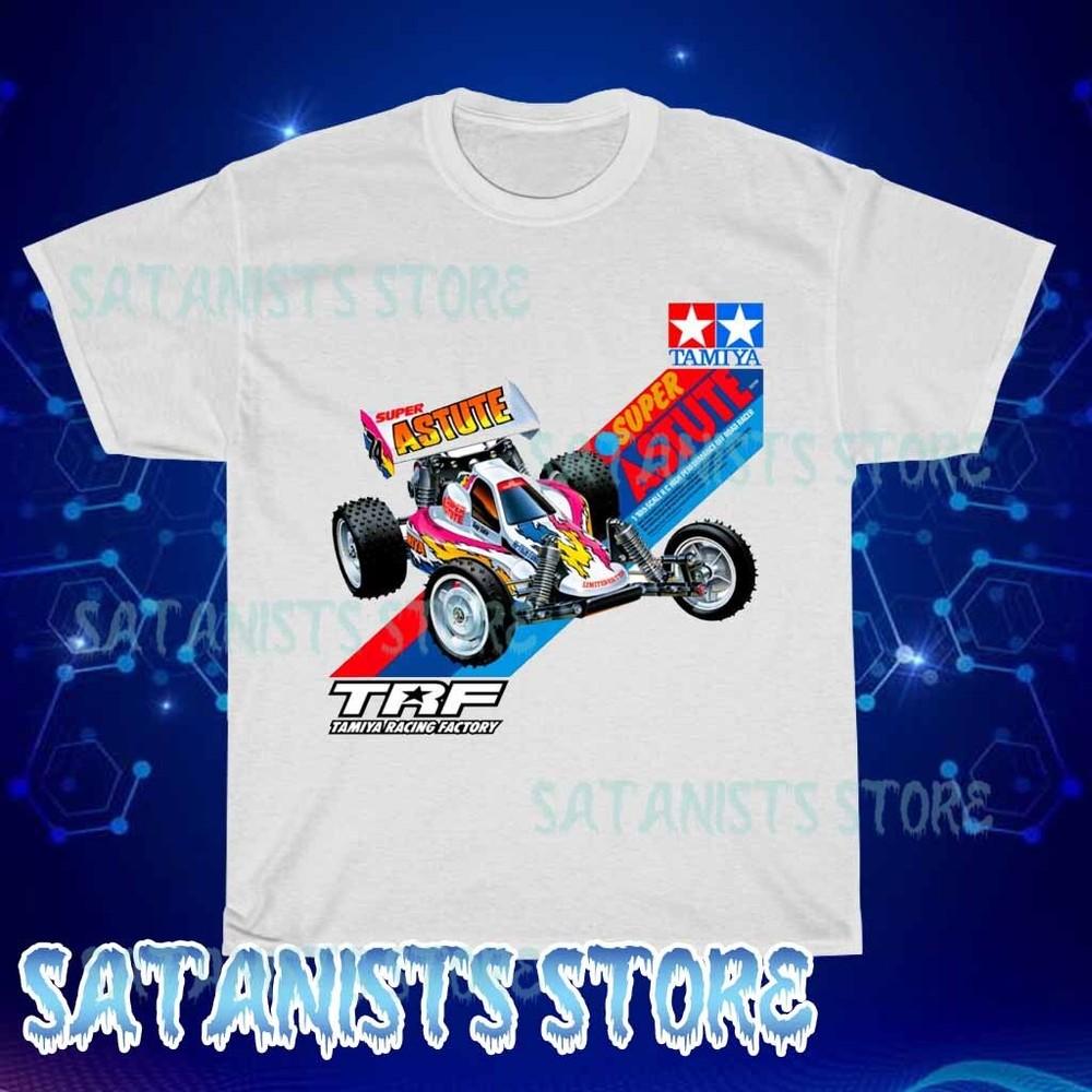 

New TRF Tamiya Racing Factory Men s white T-shirt Funny Size S to 5XL XL