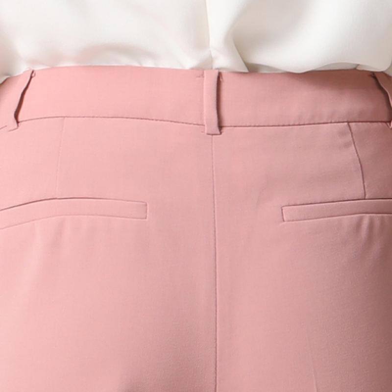  Shs Miss  Slit Boot Cut Crop Pants