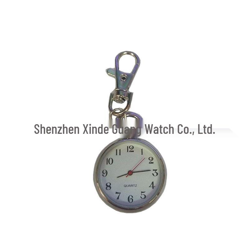Digital Large Dial Pocket Watch - Ideal for Elderly & Students, with Universal Keychain Design