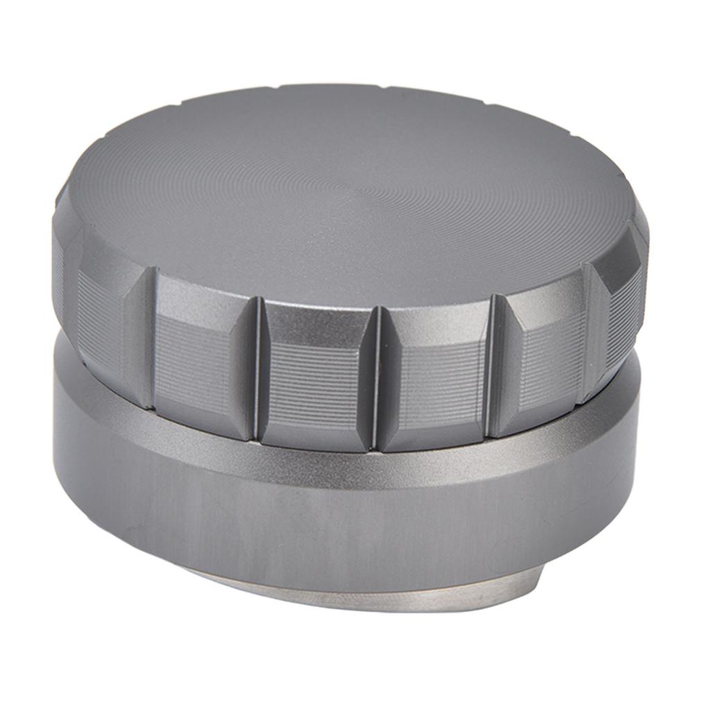 Coffee Tamper 53mm Adjustable Stainless Steel Distributor for Home Office Commercial UseSilver