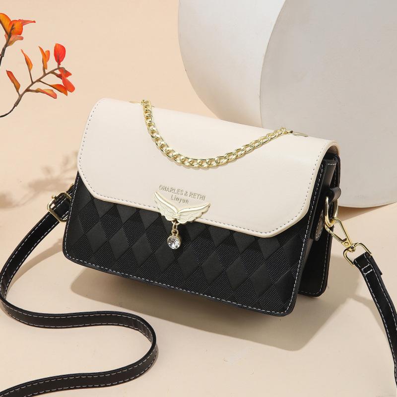 Crossbody bag women's new simple small square bag shoulder bag handbag birthday gift Valentine's Day commute
