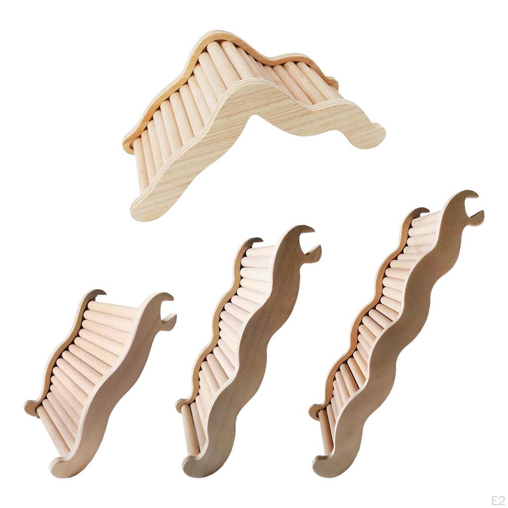 Hamster Stairs, Decorative Exercise Y Cage Accessories Gift Ladder Ys for Budgie Pet