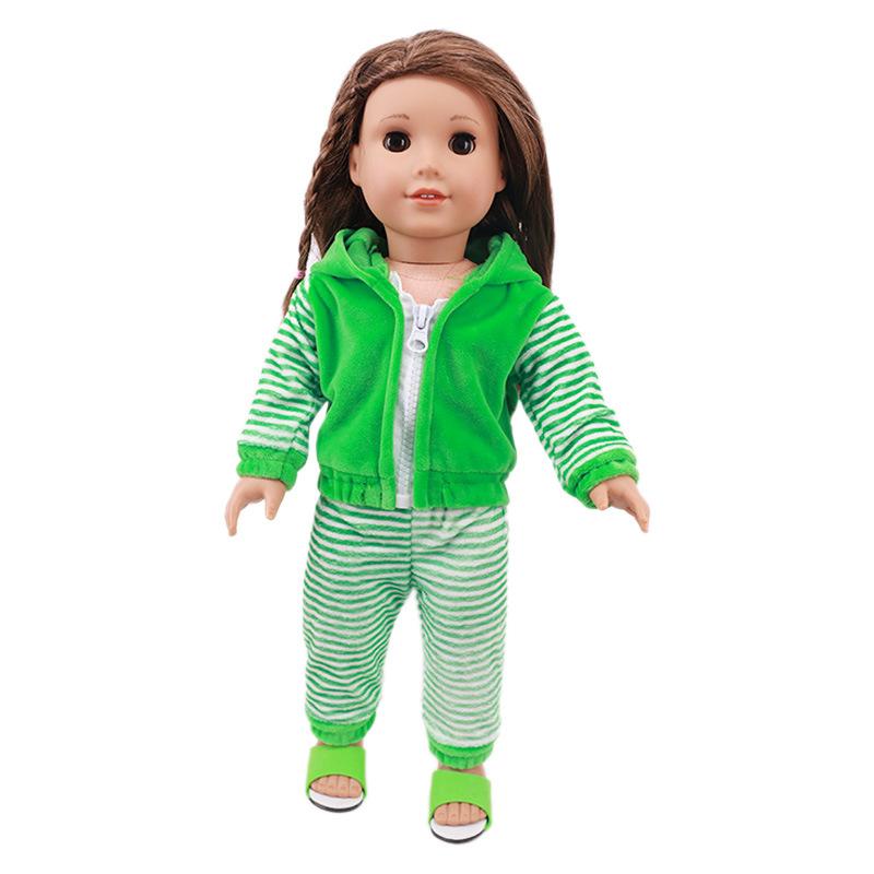 18-inch American Doll Clothes Plush Clothes Animal Suit Duck Panda Giraffe