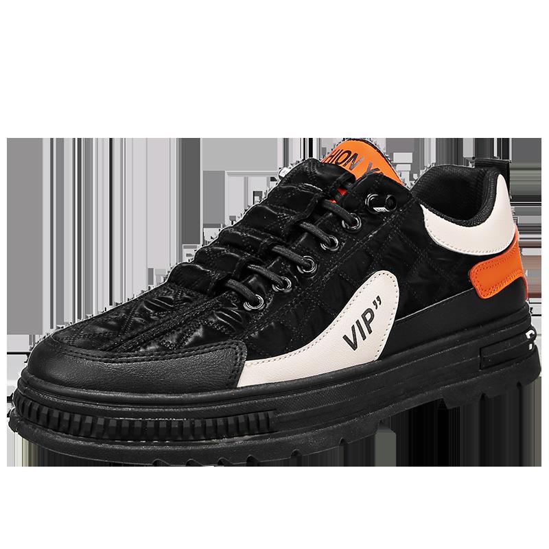 

Мужская обувь весна и осень 2025 новые ботинки Мартин на платформе мужские водонепроницаемые и нескользящие спортивные повседневные кожаные туфли рабочая обувь 44