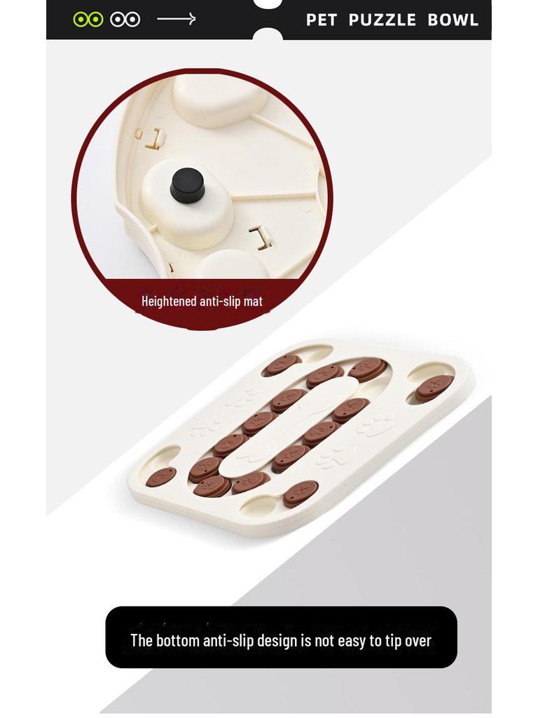 Interactive Dog Training & Anti-Choking Slow Feeder Bowl - Pet Boredom Relief Toy