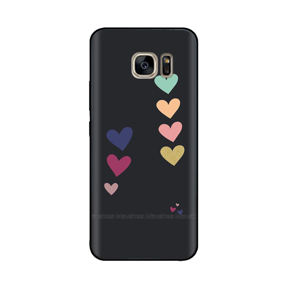 Black Silicone Case For Samsung Galaxy S6 Edge Case Soft TPU Cover For Samsung Galaxy S6 S 6 Edge Case Cover Bumper Coque Para
