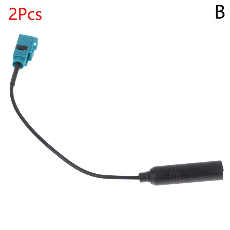 Car Replacement Parts For Bingfu Car Stereo FM AM Radio Antenna Adapter Cables Fakra Z To DIN