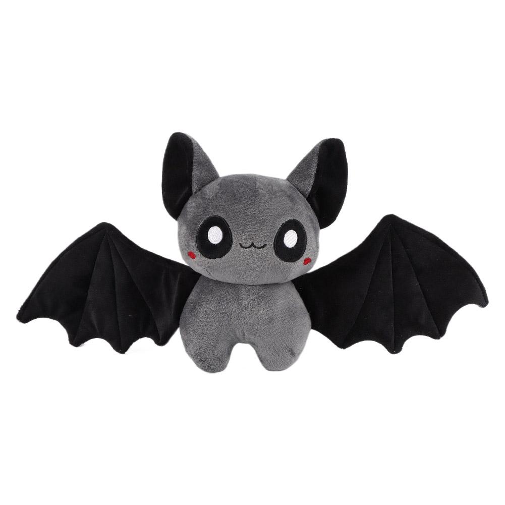 Halloween Plush Toys Funny Lovely Black Red Animal Bat Wings Plush Toys Cute Cartoon Model Doll Ornament Festival Gifts