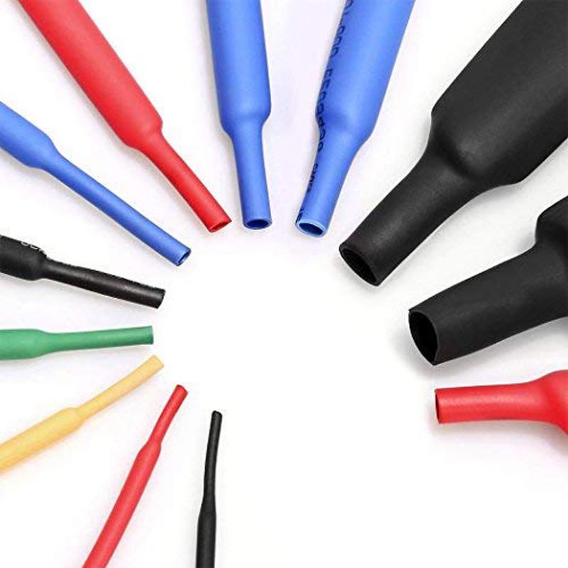 800-Piece Colored PE Heat Shrink Tubing Set