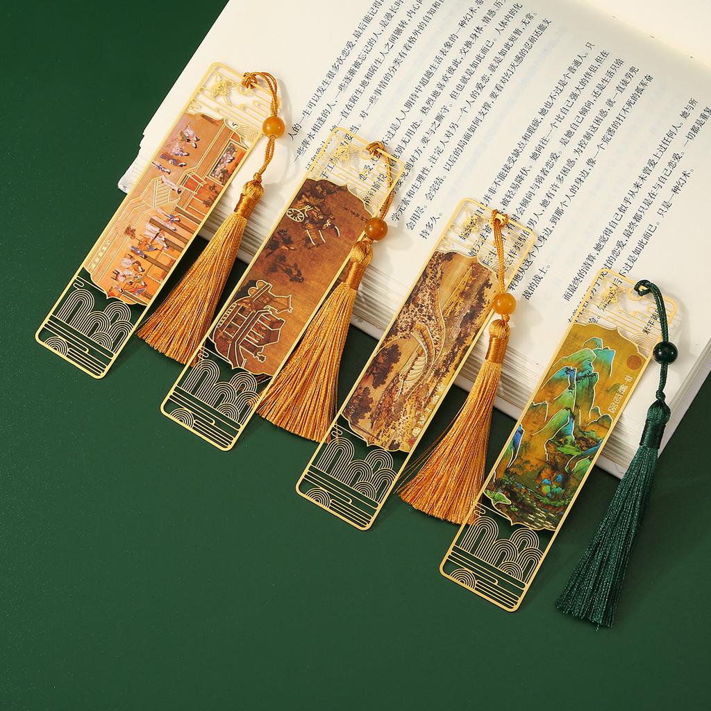 Brass Bookmarks Brass Material Cultural Bookmarks Metal Bookmarks Elegant Stationery Gifts For Stationery Collectors Gift Giving