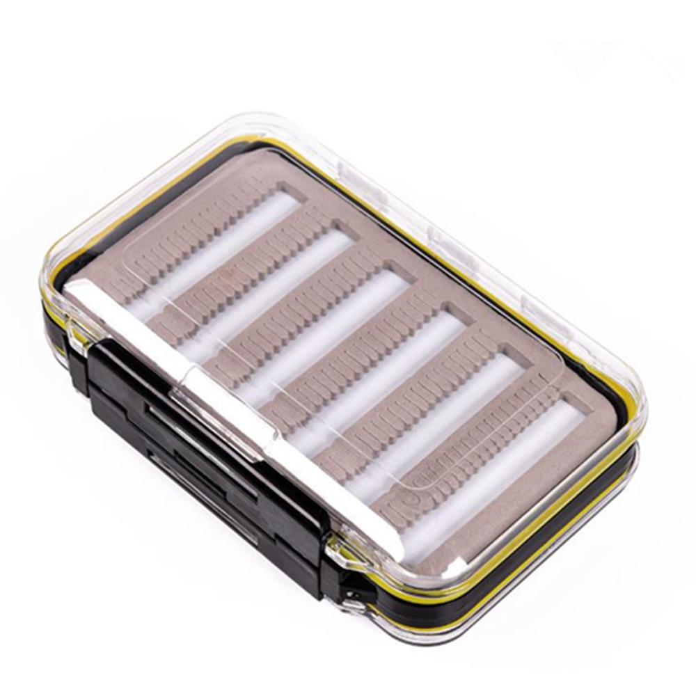 New ABS Fishing Tackle Box Portable Double Compartments Lure Hook Baits Pesca Accessory Plastic Baits Tackle Boxs