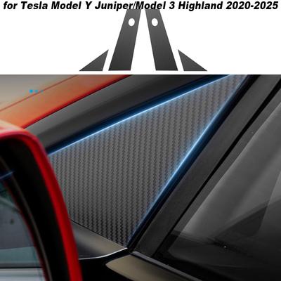 For Tesla Model Y Juniper 2025 A-pillar B-pillar Protective Film Scratch Proof TPU Car Door Pillar Film Retrofitting Accessories