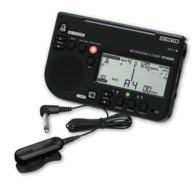 SEIKO Metronom & Ladička Černý 2dílný STH200BKSP
