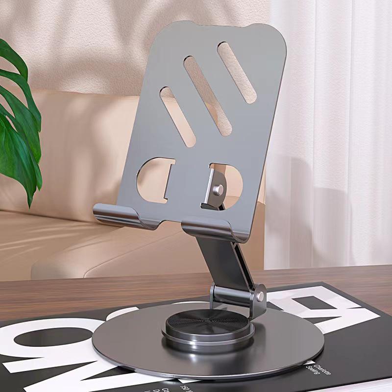 Vollmetall 360° drehbarer Handyhalter: Universeller verstellbarer & faltbarer Ständer für einfache Bedienung
