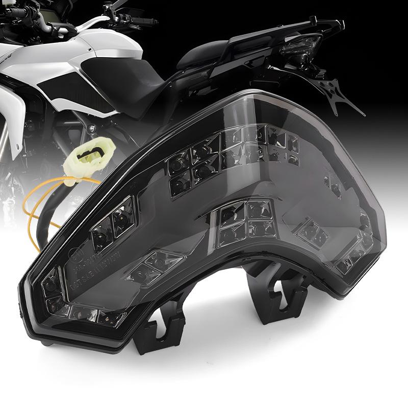 Rear Motorcycle LED Tail Light 12V Turn Signal Lights Driving Brake Lamp Indicator Light For Ducati Multistrada 1200 2010-2014